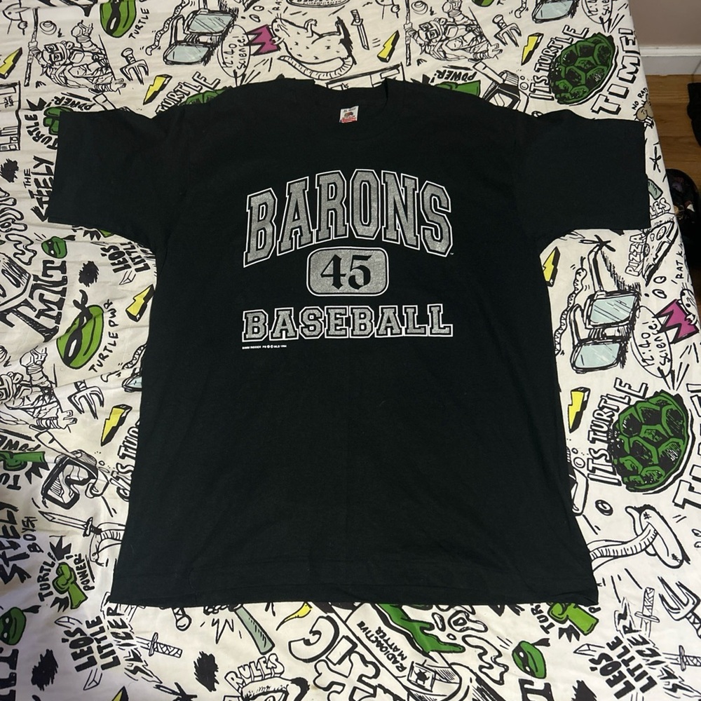 Fruit of the Loom Black Barons Baseball Tee